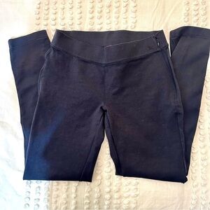 Eddie Bauer Womens Passenger Ponte Skinny Leg Pants Navy Blue Sz 4